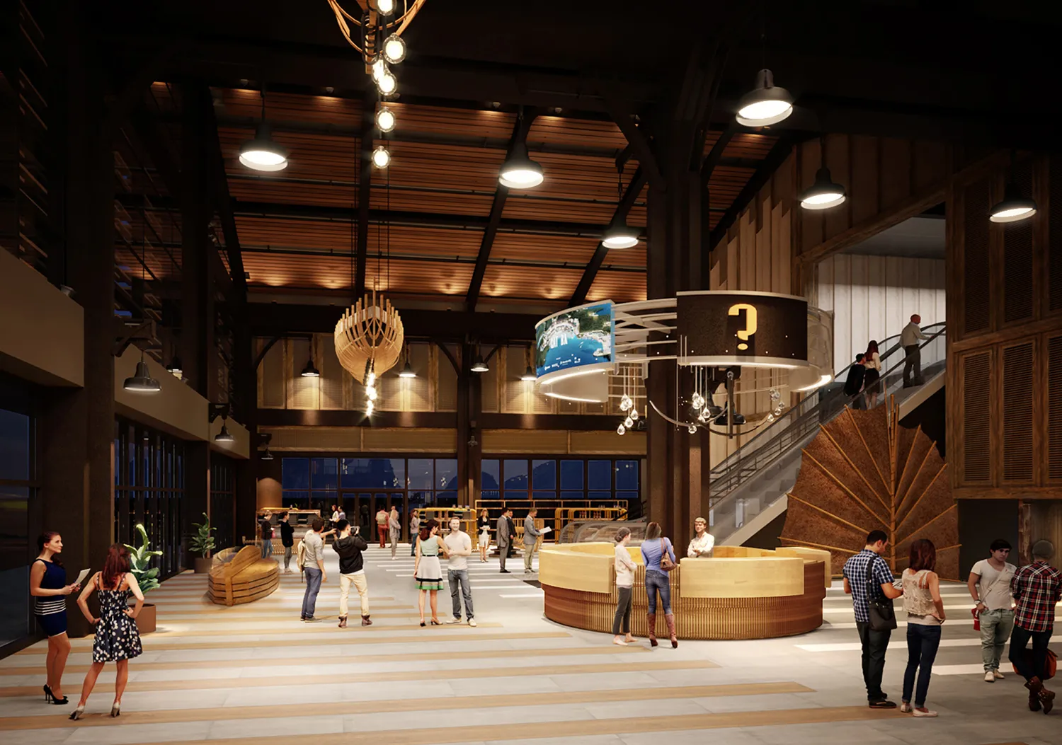 Nội thất Ga Cát Hải